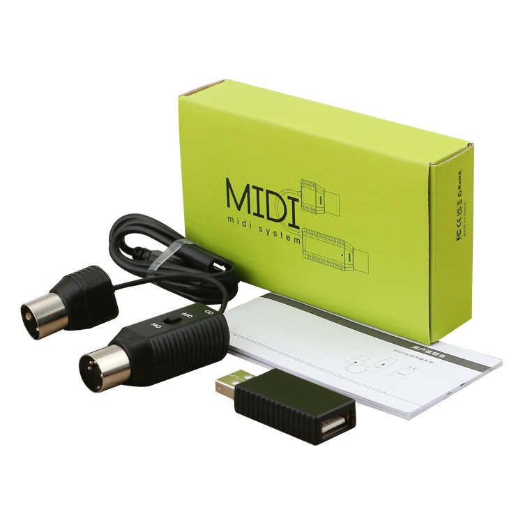 Interfejs systemu bezprzewodowego M-Vave Ms1 Midi Mini bezprzewodowa transmisja System MIDI Adapter bezprzewodowy Obsługa Plug and Play