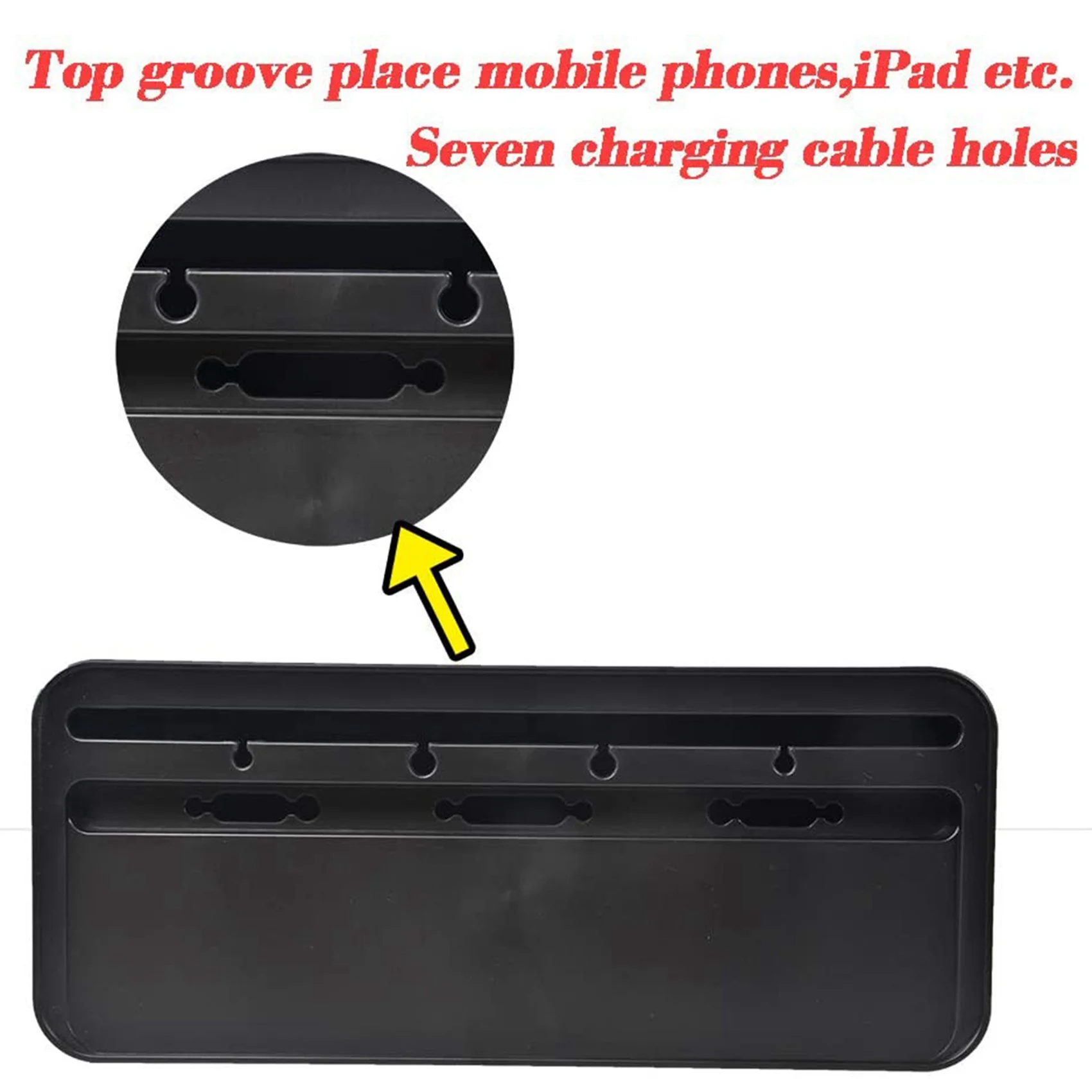 Delicate Texture-2X Cable Management Box For Desk Cable Management And Power Strip Box Solutions(Black)