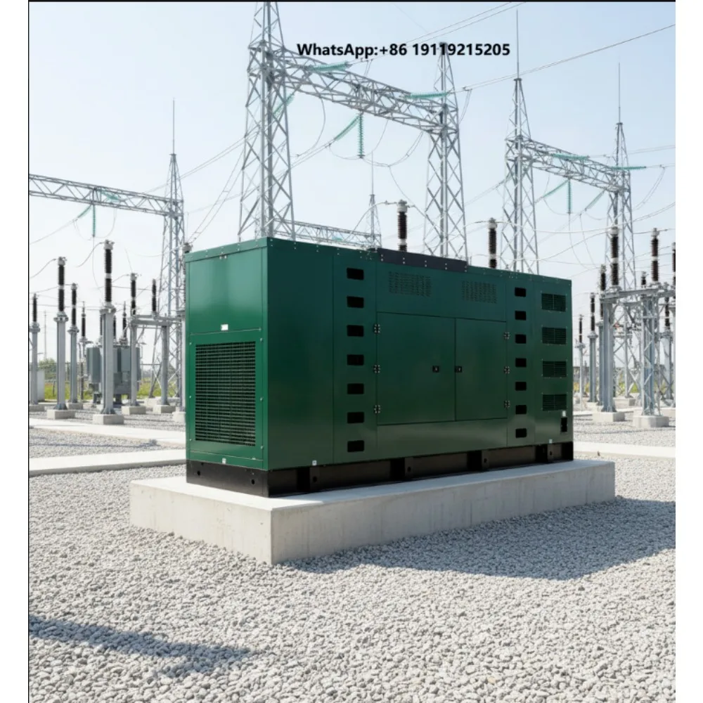 50KW-500KW Super Silent Low Canopy Generator Set Water-cooled Standby Power Hospitals Malls Supermarkets Remote Control
