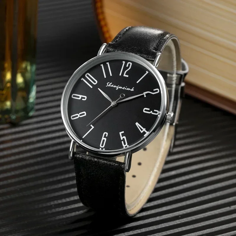 

Business Belt Minimalist Men's Watch Digital Quartz Watch Ultra-thin Men's Is A Casual Watch Relogio Masculino Reloj Hombre