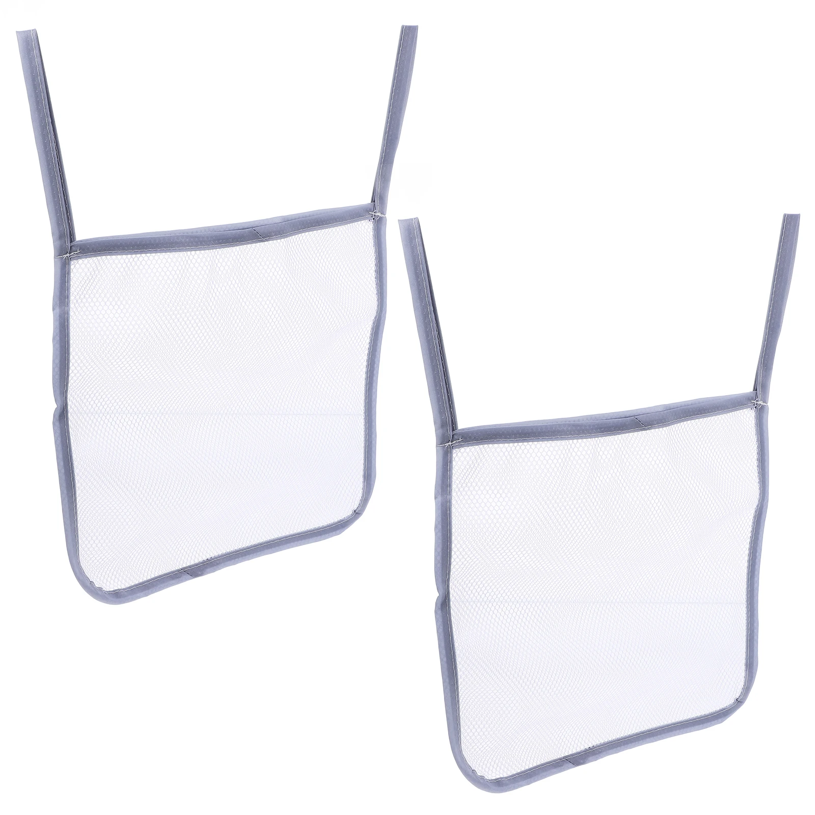 

2pcs Baby Bags Portable Mesh Storage for Pushchair Pram Portable Side Sling Bag For Stroller Black Lightweight Practical
