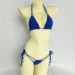 Women Micro Bikini Cotton Thong Swimsuit 2024 Beach Spa Sexy Bikini Set Swimming Suit