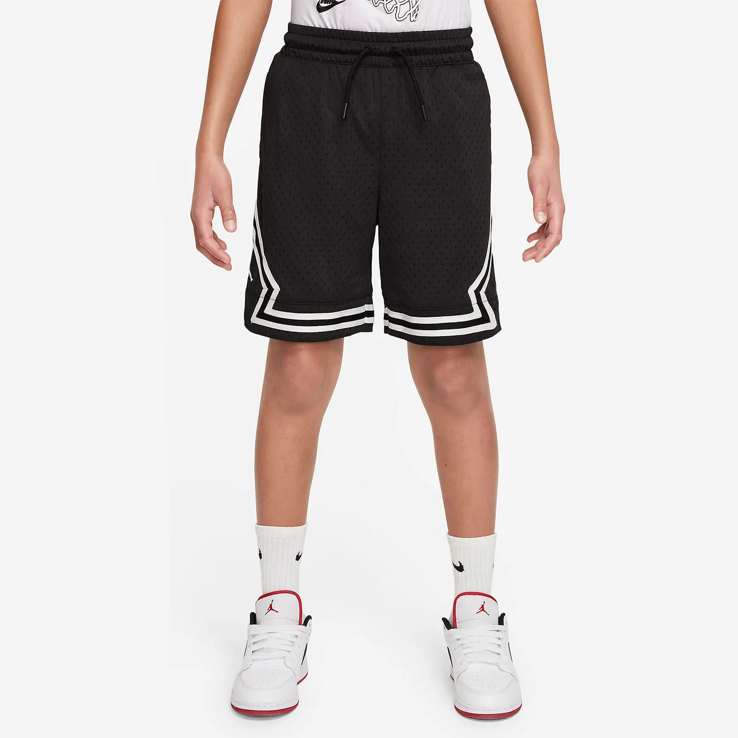 

Официальные дышащие спортивные повседневные шорты Nike Jordan Mesh для детей старшего возраста DR8097-010