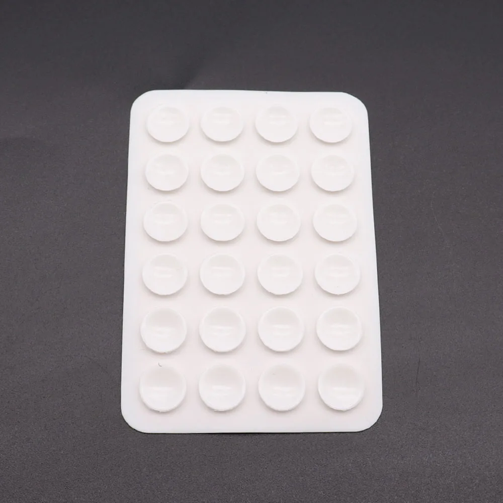 โทรศัพท์มือถือ FIXTURE ดูดถ้วยกาวซิลิโคนยาง Sucker Pad DOUBLE SIDE แผ่นดูดซิลิโคนสําหรับคงที่ Pad