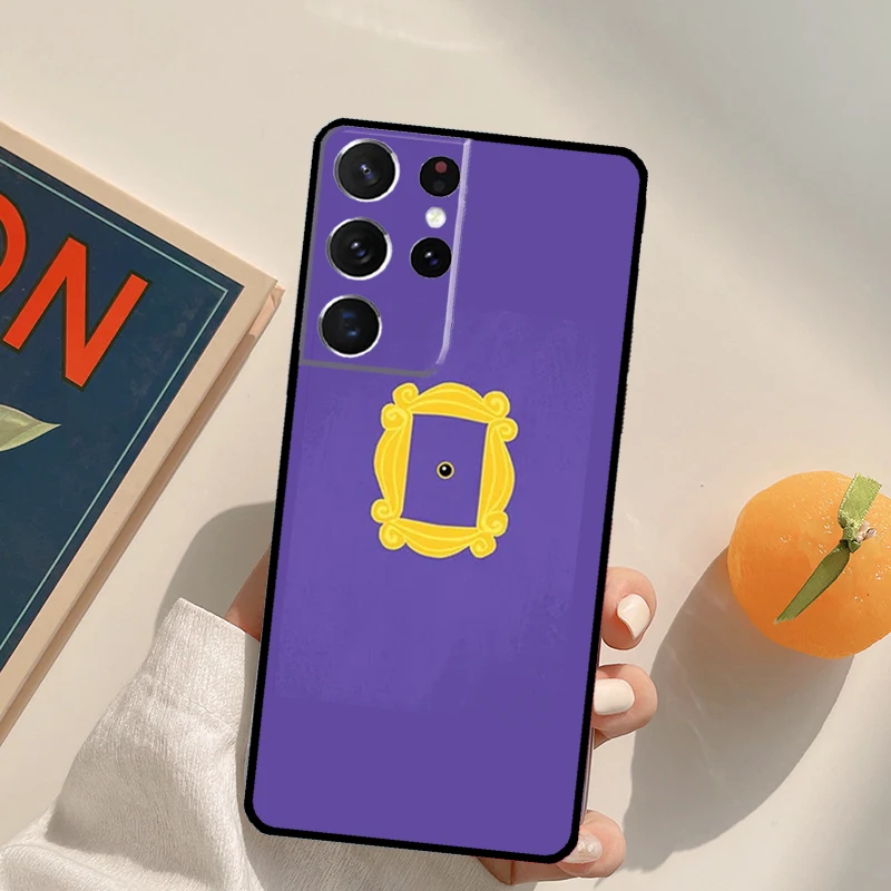 Amici TV Cassa Del Telefono Per Samsung Galaxy S23 Ultra S20 S21 S22 S24 S25 S9 S10 Plus S24 FE Della Copertura Posteriore