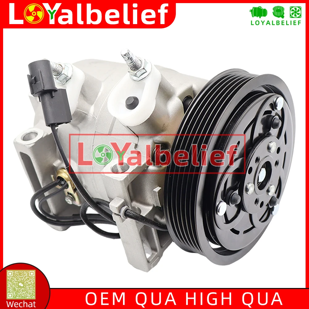 

DKV11C AC Compressor with Clutch For Nissan Almera Classic 1.6i 506021-7071 27630-95F0A 27630-95F0B 27630-95F0C 6 Grooves