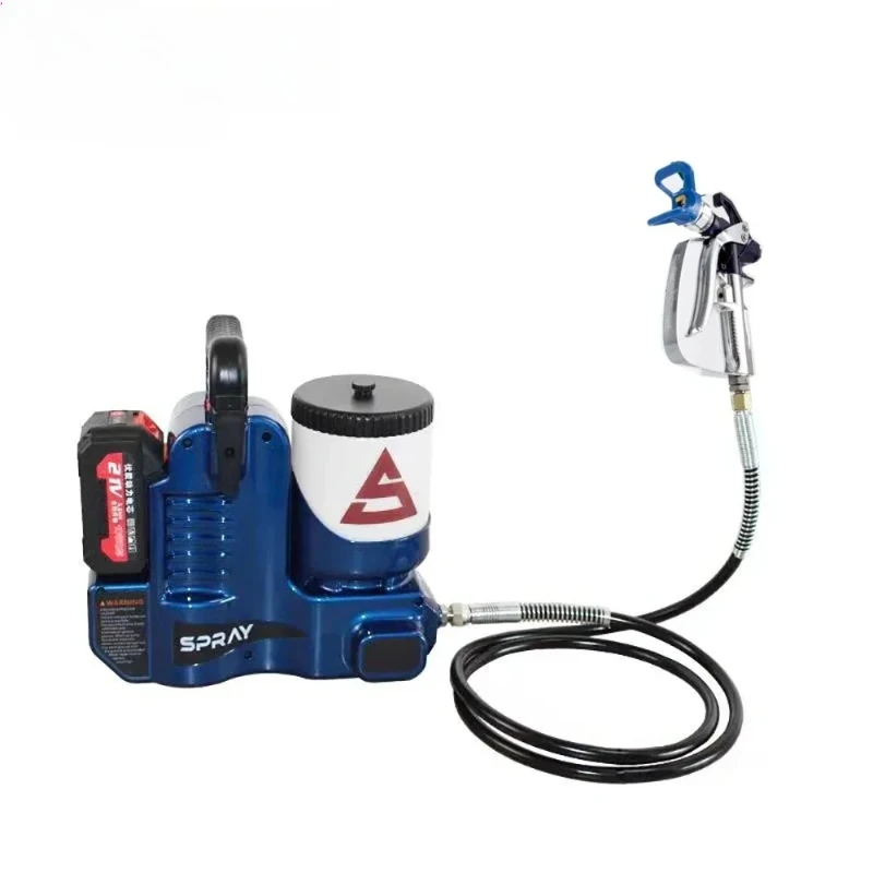 Topspray   Lithium Airless Spray Machine Furniture Exterior Wall Spraying Tool 6 Can Adjust The Latex Paint  /Paint