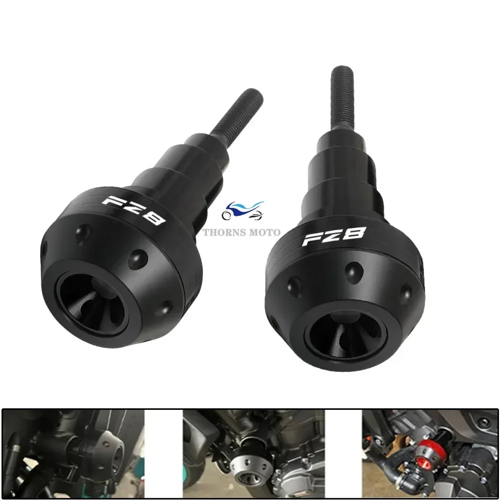 NEW With Logo“FZ8” For Yamaha FZ8 FZ 8 TOP Quality Motorcycle Frame Sliders Falling Protection Fairing Guard Crash Pad Protector