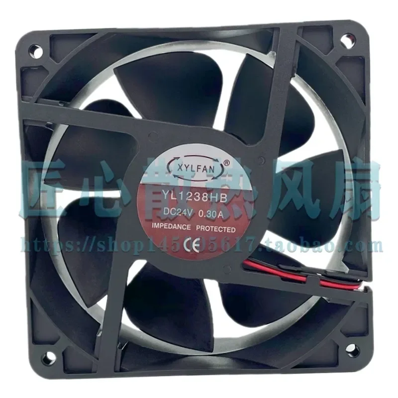 New XYLFAN YL1238HB DC 24V Inverter Axial Flow Cooling Fan for Large Air Volume 0.30A