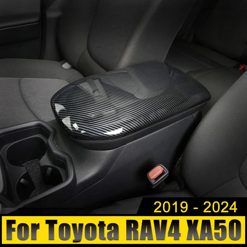 

For Toyota RAV4 XA50 2019 2020 2021 2022 2023 2024 ABS Car Center Console Seat Armrest Box Cover Central Arm Rest Panel Trim