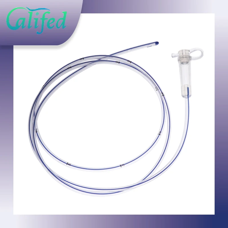 Califed Stomach Tube Disposable Medical Grade Silicone High Quality Feeding Tube Sterilization 120CM 7Sizes New