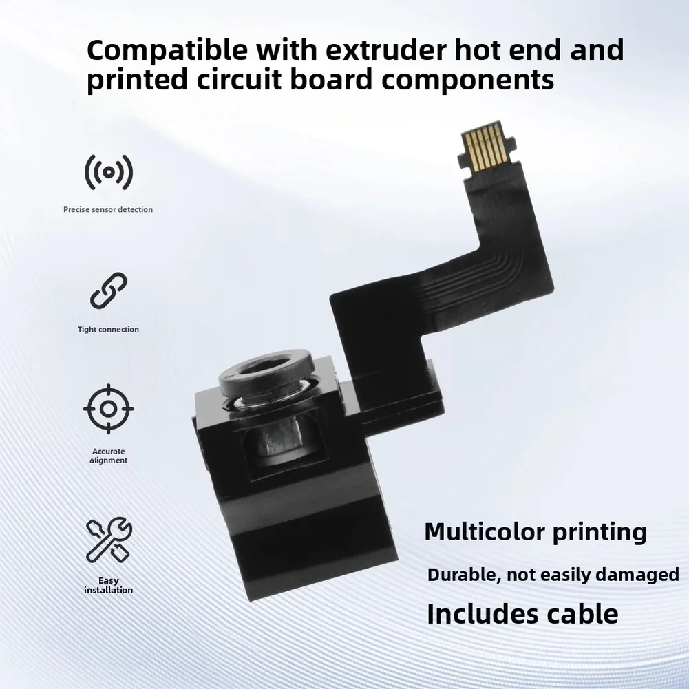 Hall Effect Filament Detection Module with Dedicated Adapter Board for 3D Printer Extruder Integration and Low-Profile Mounting