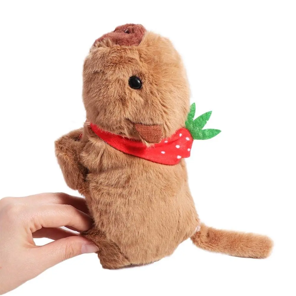 ผ้าพันคอ Capybara Capybara สร้อยข้อมือตบข้อมือสไตล์จําลองตุ๊กตา Plush Slap สร้อยข้อมือนุ่มน่ารัก Capybara Plush สายรัดข้อมือ