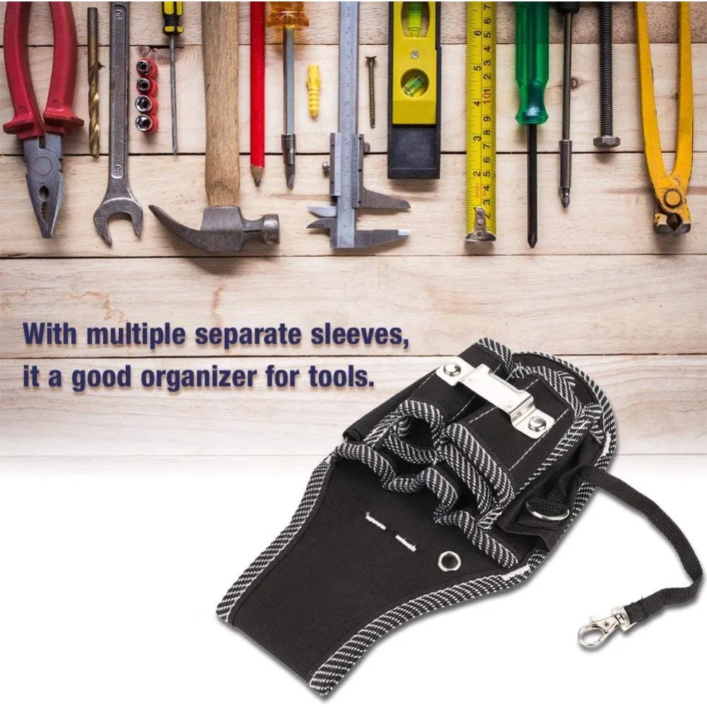 1PC Multifunctional Nylon Fabric Tool Belt Screwdriver Kit Holder Tool Bag Pocket Pouch Bag