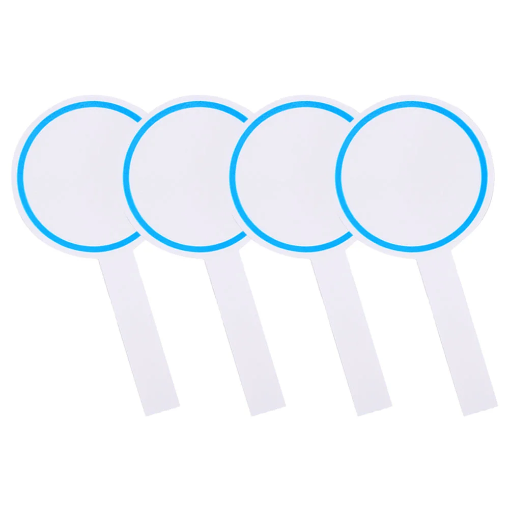 4 Pcs Score Board Locker Whiteboard Raise Sign Sublimation Scoring Boards Paper Foam Large Handheld