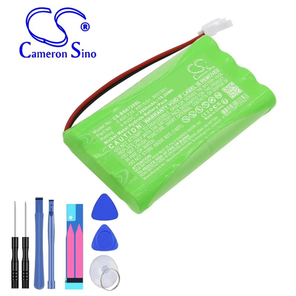 

Аккумулятор Smart Home на 2000 мА · ч для BOSCH 2 400 720 KR15/51 SGS Somfy GDK Somfy SGA Somfy SLD Axovia Multi Pro