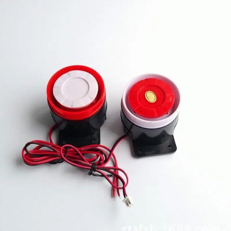 652F Chuông báo khẩn cấp bằng kim loại ABS mạnh 24V có cảnh báo cháy động đất cho gia đình