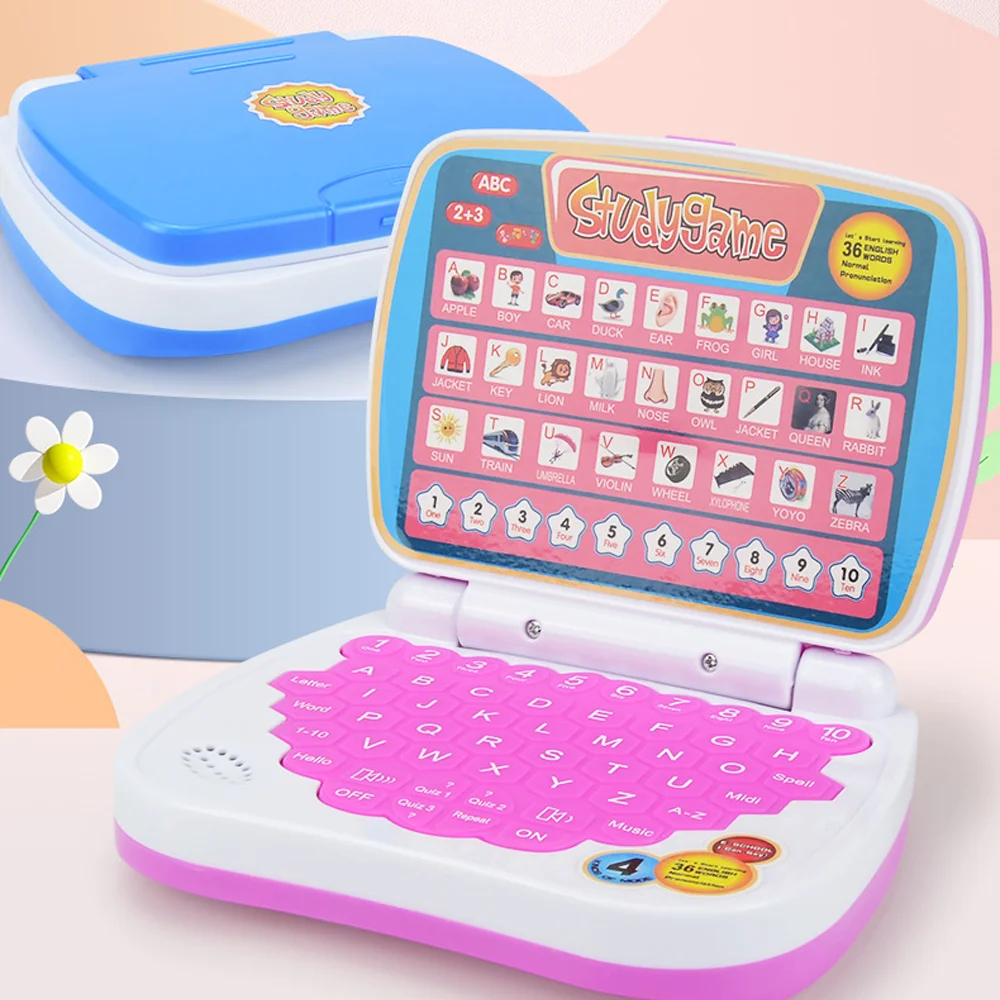 Learning Machine Laptop Child Electronic Preschool Language Education Toys Gift Toddler Kid Developing Cognitive Skills