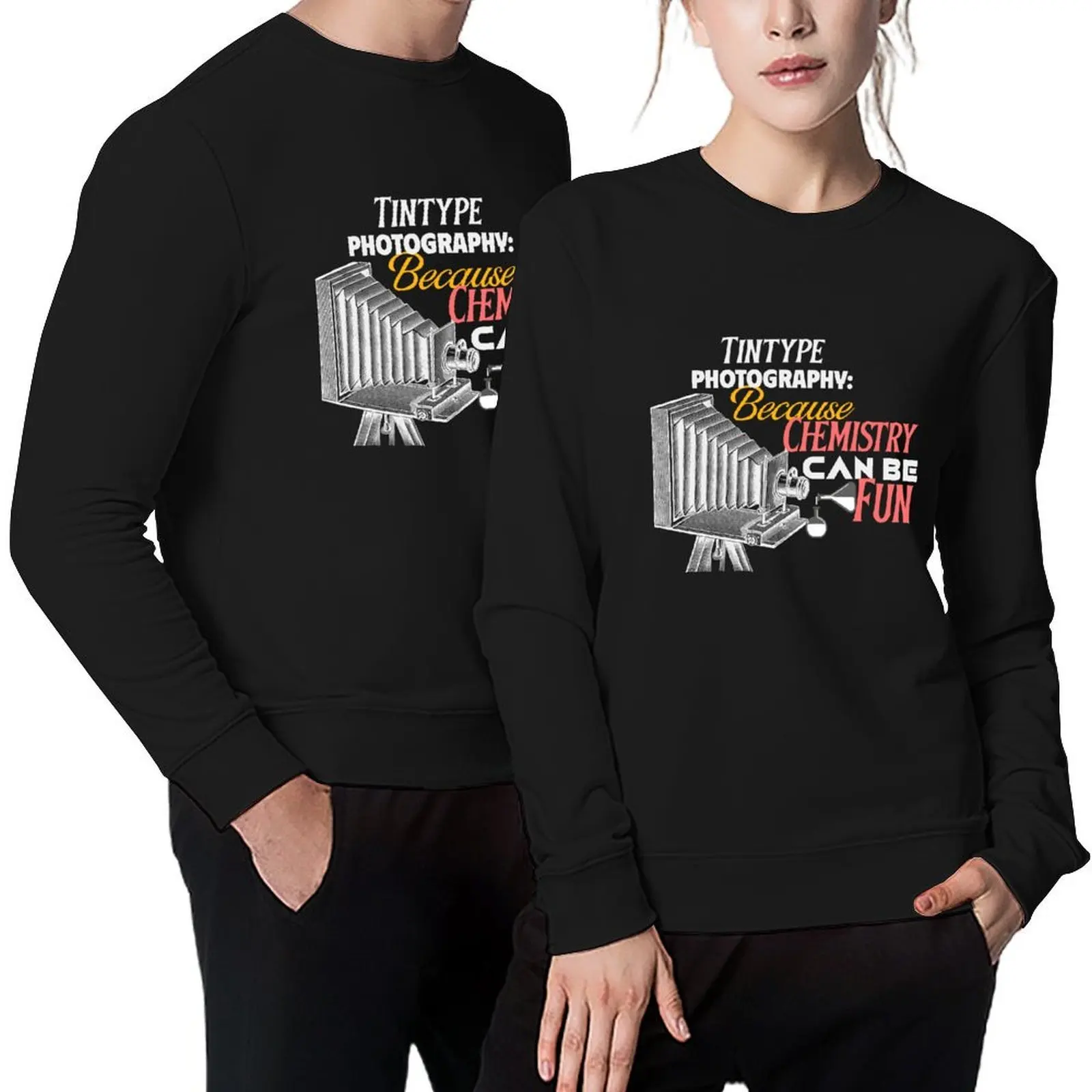 

Tintype Photography: Because Chemistry Can Be Fun Vintage Retro Pullover clothes for men anime clothes mens clothing sweatshirts