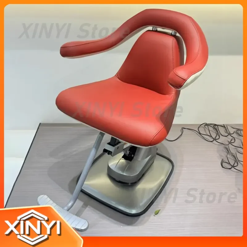Electric Barber Chair for Hair Salon Professional Salon Furniture for Barbershop Styling Station Adjustable Height Swivel