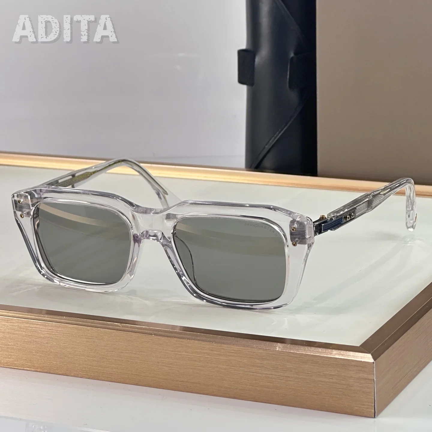 

DT GRANDMASTER NINE DTS464 Top Quality Mens Sunglasses for Women Retro Trend Luxury Acetate Titanium Designer Sunglasses