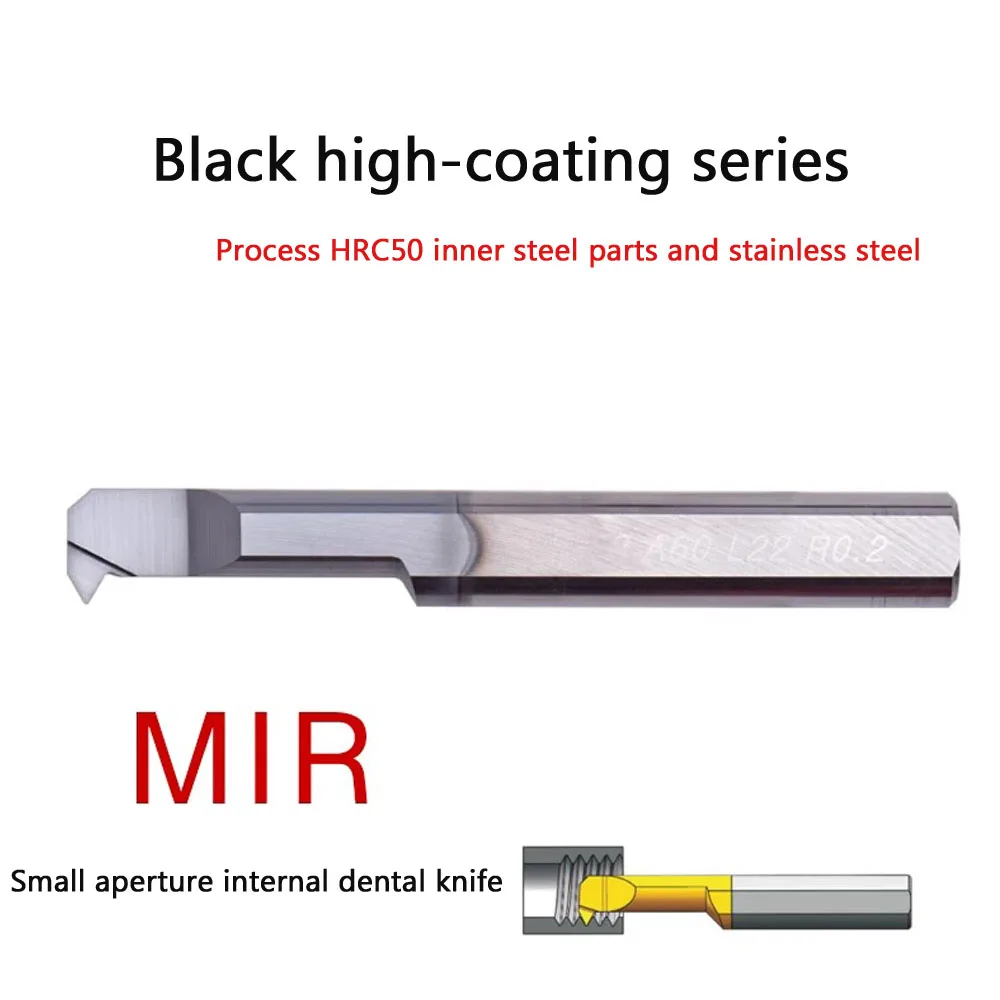 HRC60 HRC65 MIR A60 ثقب صغير موضوع مملة أداة MIR3 MIR4 MIR5 MIR6 MIR8 L10 L15 قطر صغير كربيد الموضوع أداة عمود تخريم