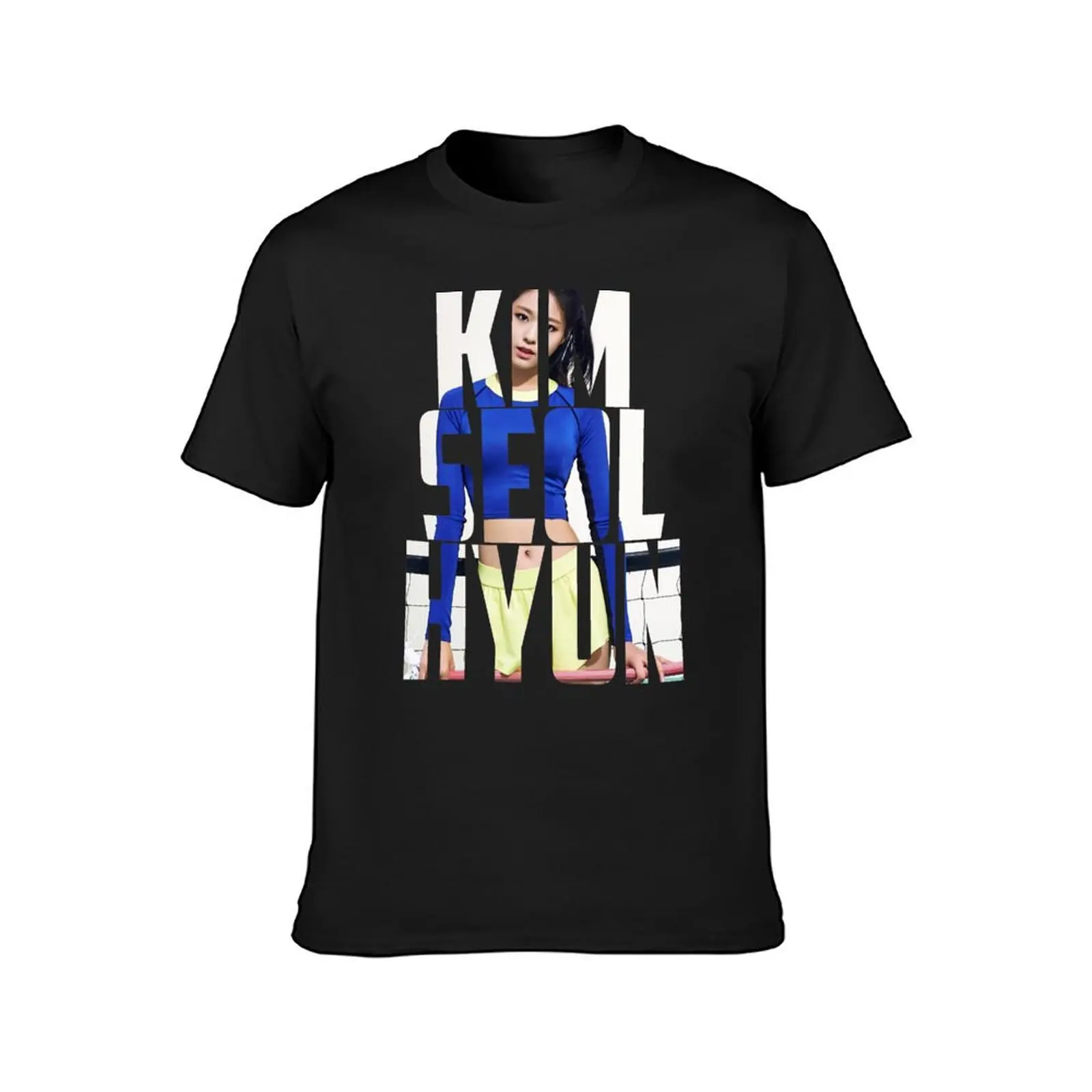 AoA Seolhyun Kpop T-Shirt quick drying vintage clothes tees plus size tops mens graphic t-shirts funny