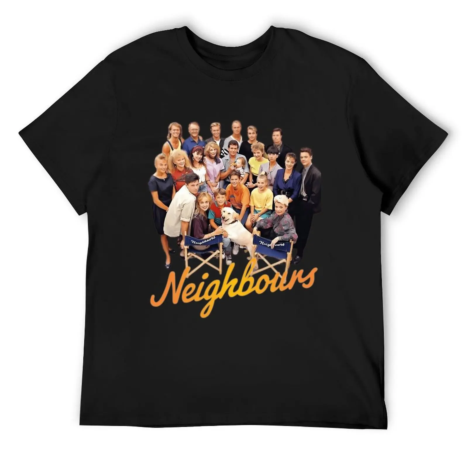 

neighbours tv show ramsay street T-Shirt cotton man t-shirts designer shirts cute clothes summer tops mens white t shirts