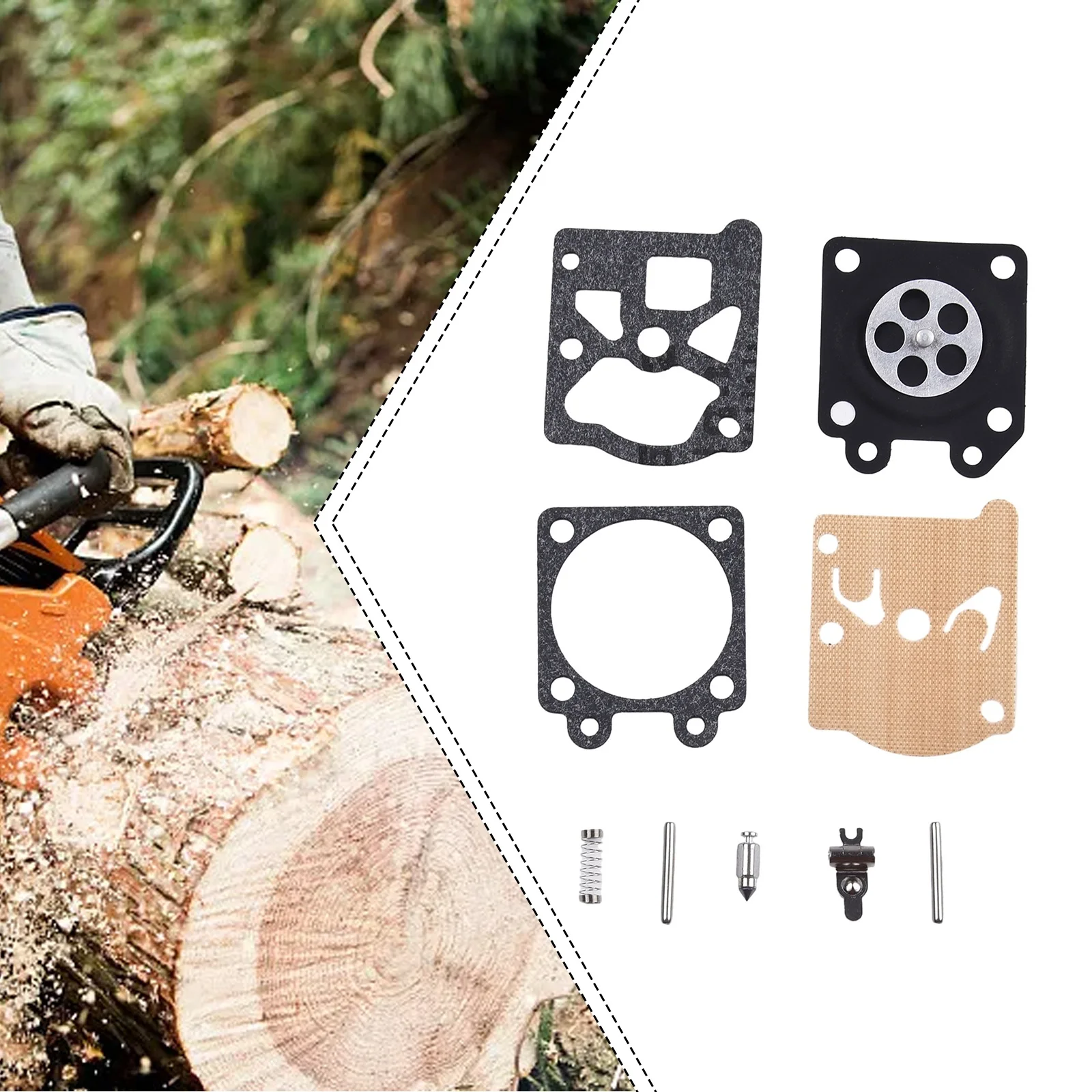 Reliable Carburetor Repair Kit for Long Lasting Operation of Chain Saw Series 3800 5200 4500 5800 45CC 5200 58CC