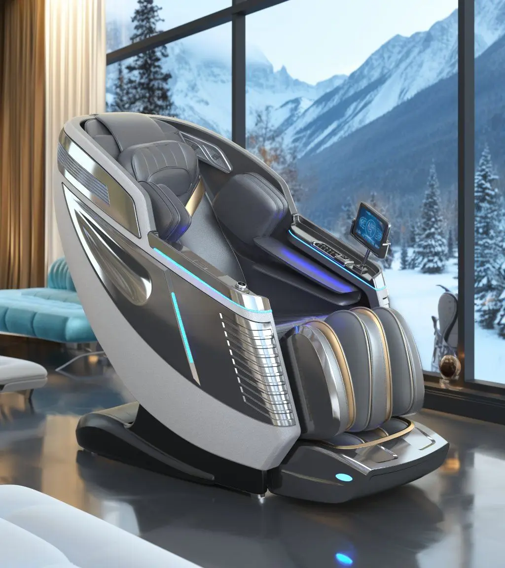 

Новое массажное кресло с технологией нулевой гравитации, полноразмерное, класса люкс, с воздушными подушками, заменяющее диван, с ультразвуковым массажем, умное, с двойным электрическим приводом