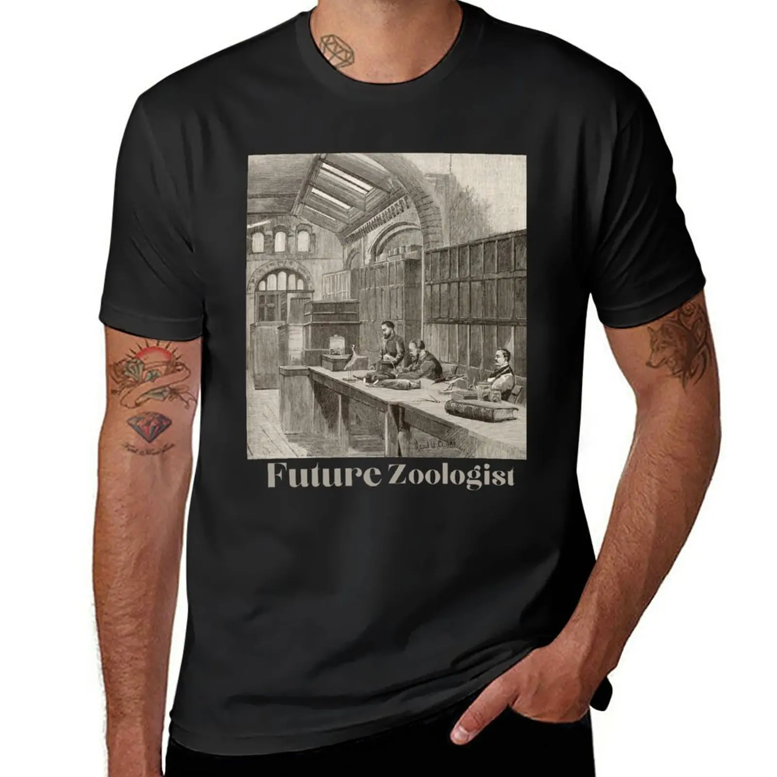 New Future Zoologist T-Shirt custom t shirts design your own blank t shirts quick-drying t-shirt Blouse t shirts for men cotton