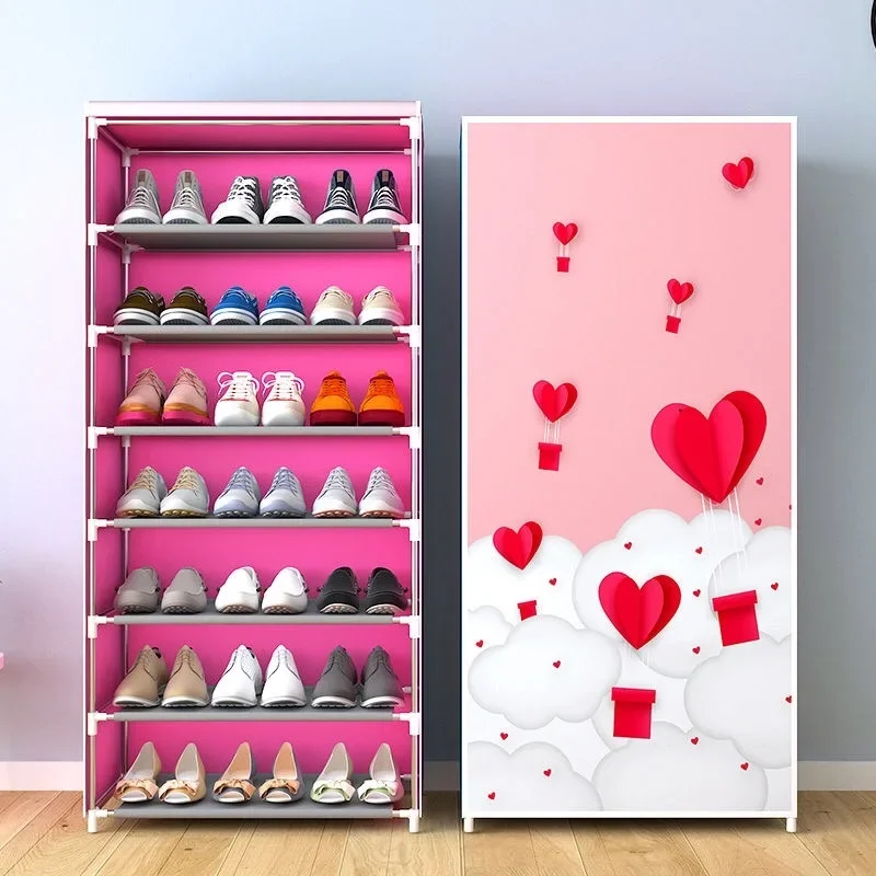 Plastic Space Saving Shoe Rack Shoes Organizer Bedroom Cabinet Shoe-shelf Chessure Furniture Shoerack Cabinets Cupboards Stool