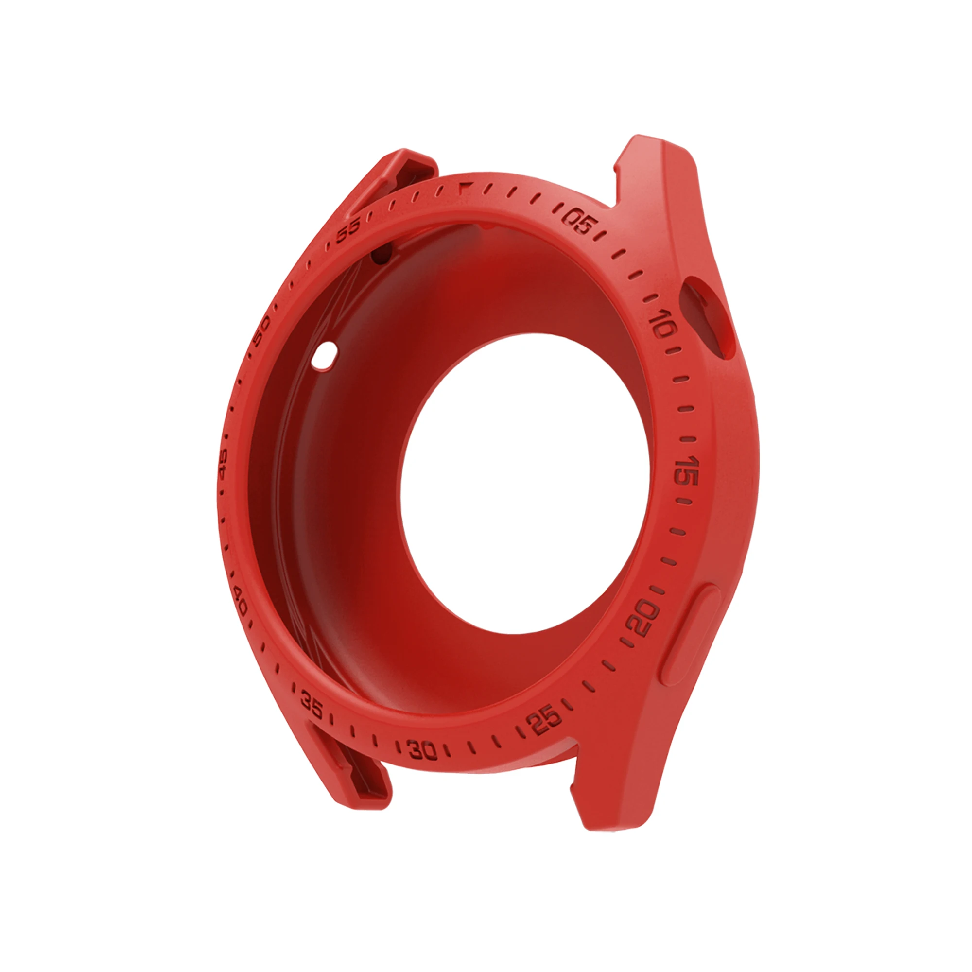 Watch Case For Huawei Watch GT3 46MM Hollow Shockproof Replace Protection Shell Smart Watch Silicone with Scale Protect Cover