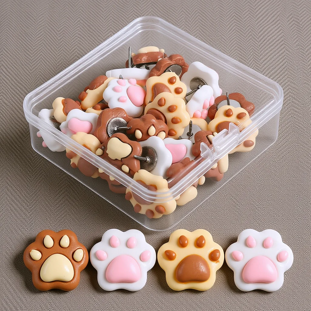 30 قطعة الكلب الزخرفية باو دفع دبابيس الإبهام المسامير ل لوحة الفلين لوحة الإعلانات مكتب الملحقات مكتب الملحقات للنساء #6