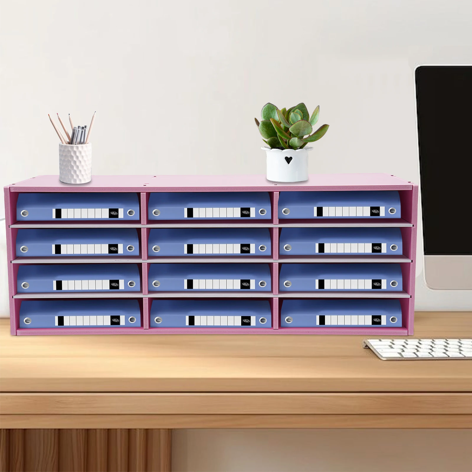 

Mail Sorter Organizer, Countertop Literature Organizer, Student Mailbox for Classroom