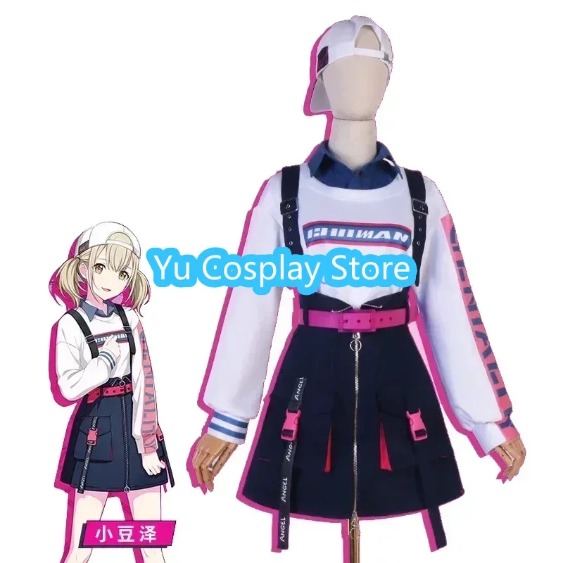 

Azusawa Kohane Cosplay Costume Game Khn Cosplay Women Party Suit With Hat Halloween Uniforms Anime Clothing Custom Made