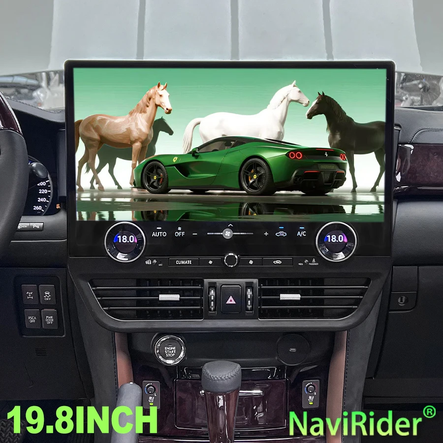 

19.8" Car Radio For Lexus Lx570 2007-2015 Auto Stereo Multimedia Video Player GPS Navigation Carplay Android Screen Head Unit 4G