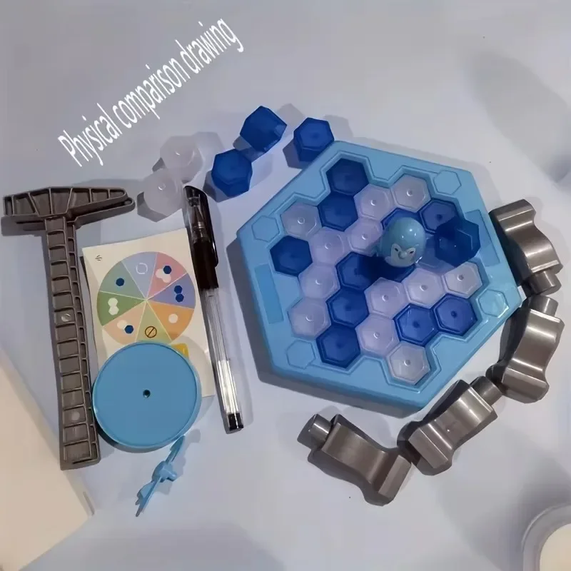 Brise-glace à frapper et à démonter, jeu de société mural, sauver pingouin, jouets de glace, nouveauté, jeu interactif