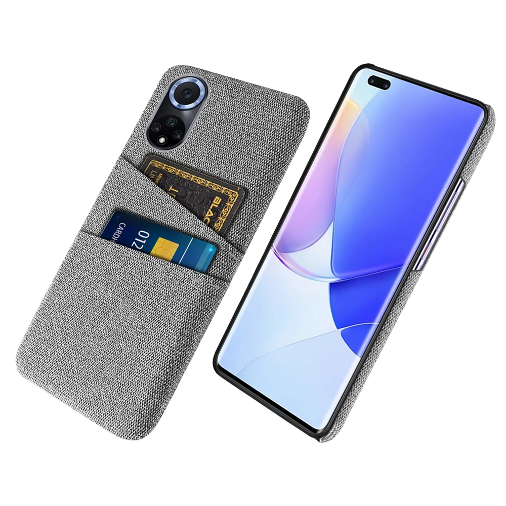 

Nova 9 SE For Huawei Nova 9 SE Case For Huawei Nova 9 SE 8 8i Cover Dual Card Fabric Cloth Luxury Coque Huawei Nova 9 SE Fundas