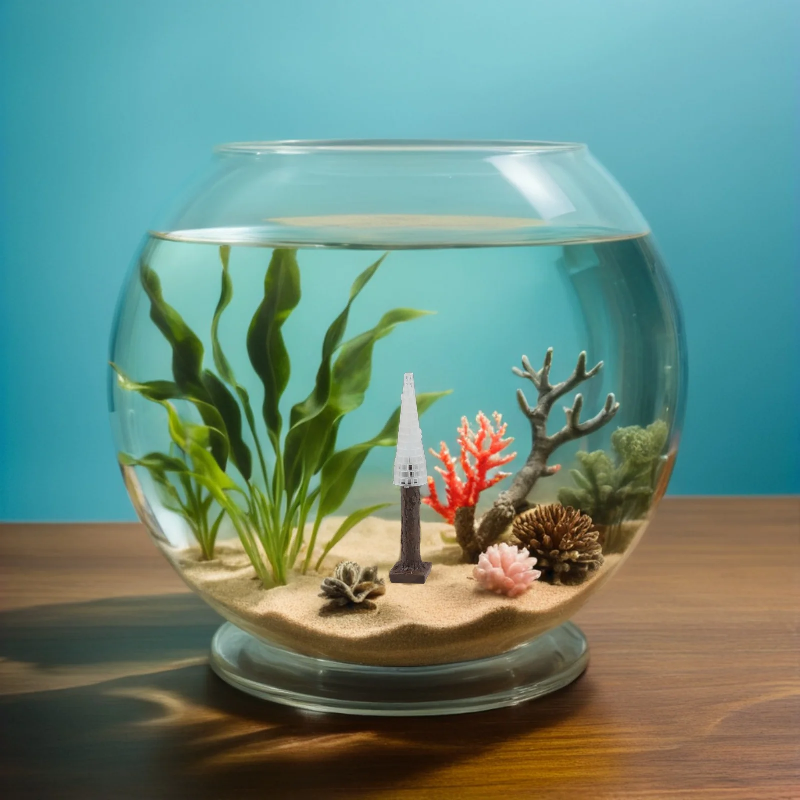 

2Pcs Christmas Moss Trees Aquarium Decor Artificial Simulation Plant Trunk Ornament Betta Fish Tank Scenery Fish Tank Hide