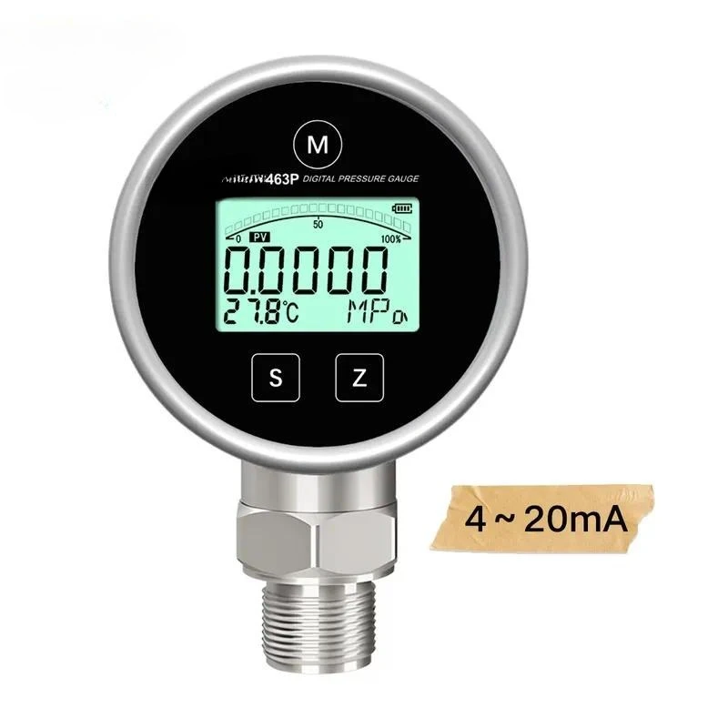 ME463P OEM 4~ 20mA High Precision Stainless Steel 316L Barometer Digital Pressure Gauge 12 Months Warranty