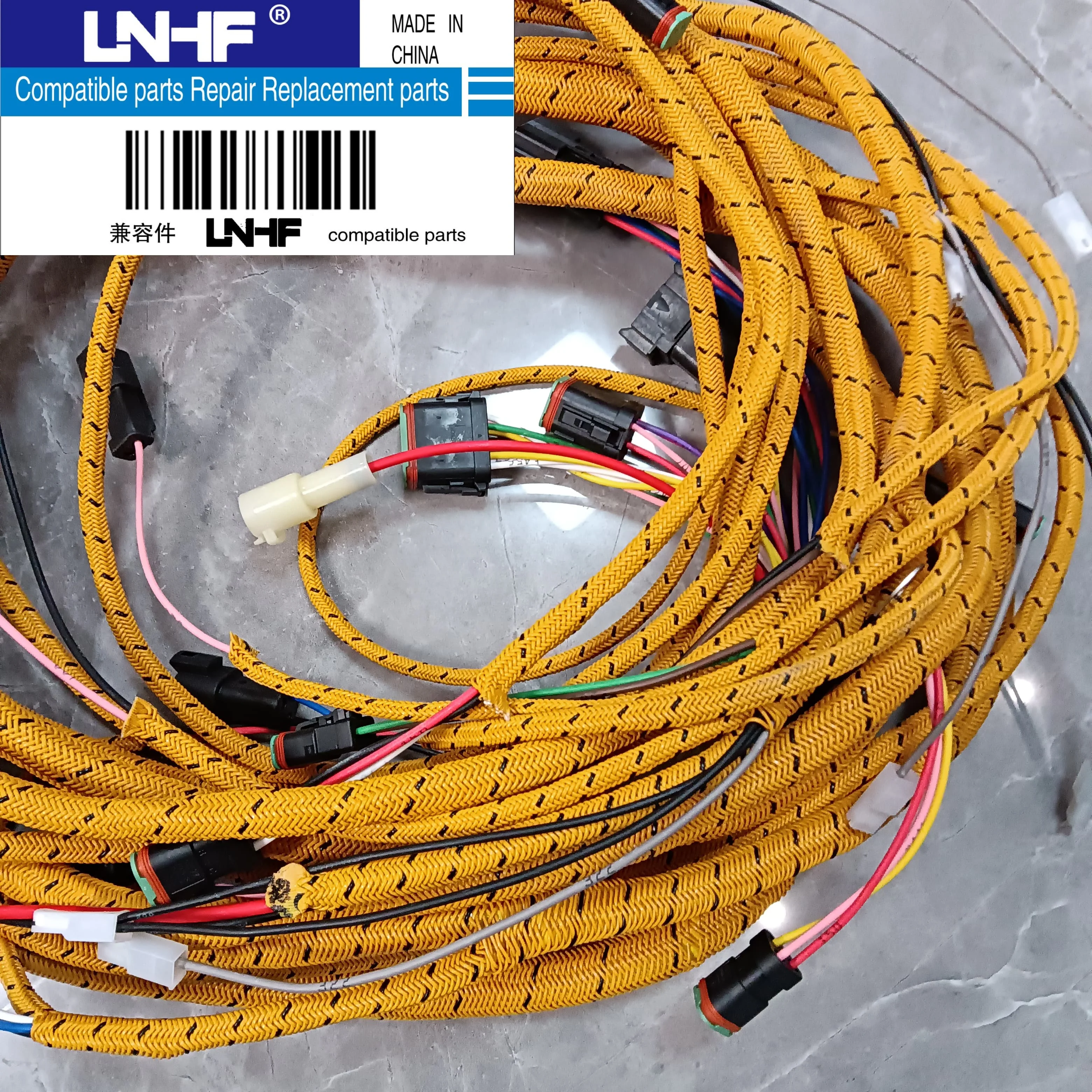 LNHF 204-1730 Excavator Air Filter Hydraulic Pump Sensor Wiring Harness High Quality Compatible Parts E365B 204-1730 For CAT