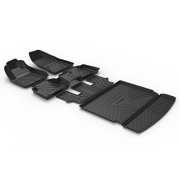 High Quality TPE Material Front Rear Car Mats for Jeep Grand Commander (seven seats) Tpe Car Mats Car Accessories Floor Mat