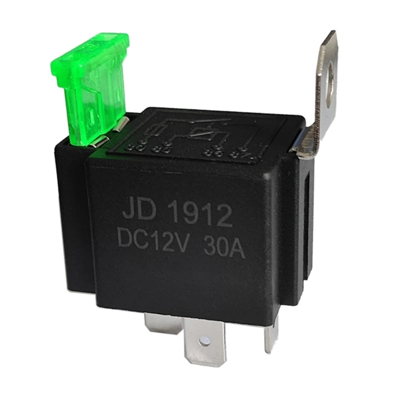 SZCH DC12V Vehicle Fuses Relays Switches 30A Blade Fuses, 4-Pin SPST Relays