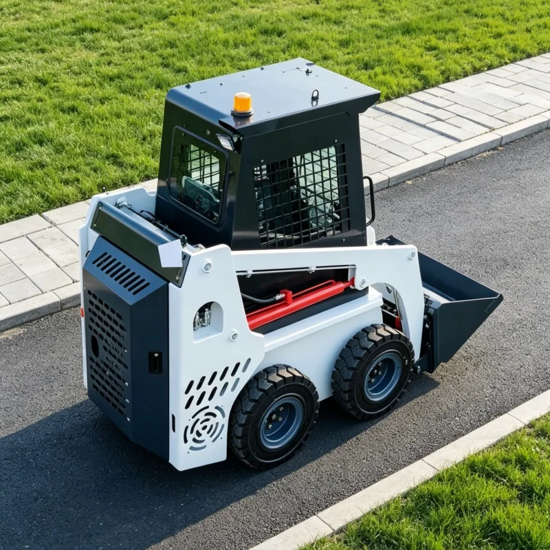 Customized Skid Steer Loading Equipment, Sand and Gravel Handling Skid Steer Loader, Construction Site Skid Steer Loader view 6