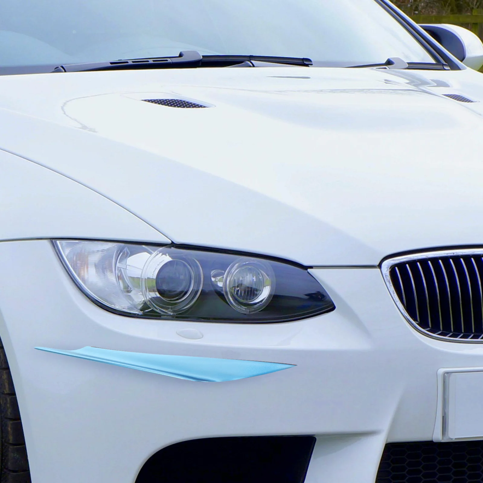 

4pcs Car Spoiler Canards Universal Front Bumper Lip Splitter Self Adhesive Aerodynamic Exterior Fins Vehicle Stability