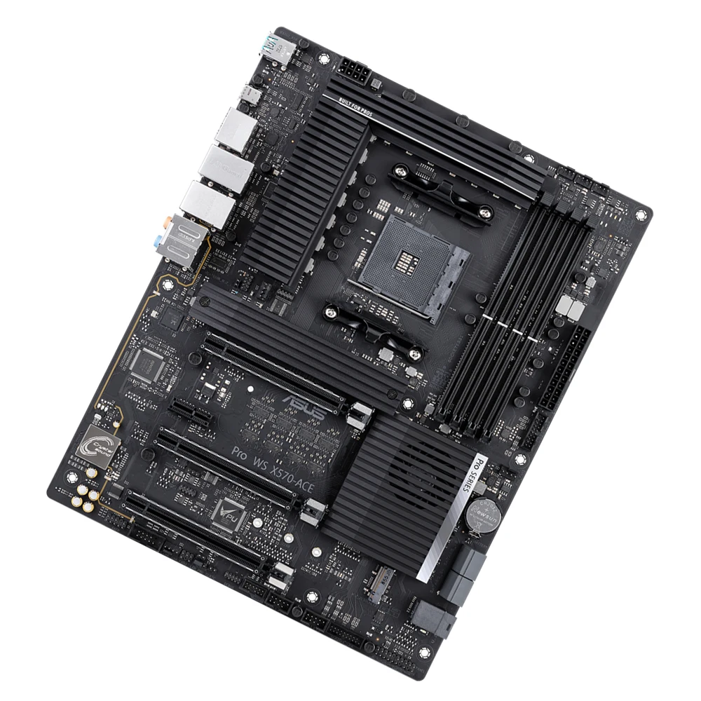 ASUS PRO WS X570-ACE دعم AMD X570 AM4 Ryzen 9 5950X 3950X 3900X 7 5800X3D 3700X 5 5600X CPU DDR4 M.2 HDMI SATA3 ATX #2