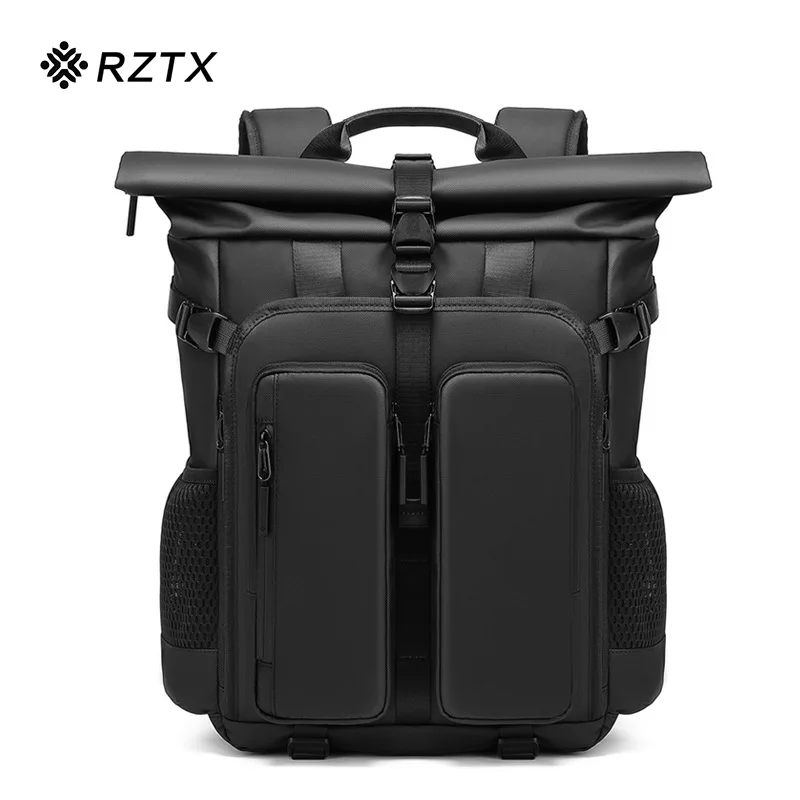 

2025 Men's Large Capacity Oxford Cloth Waterproof Casual Backpack Multifunctional Short-Distance Travel Bag Polyester Water