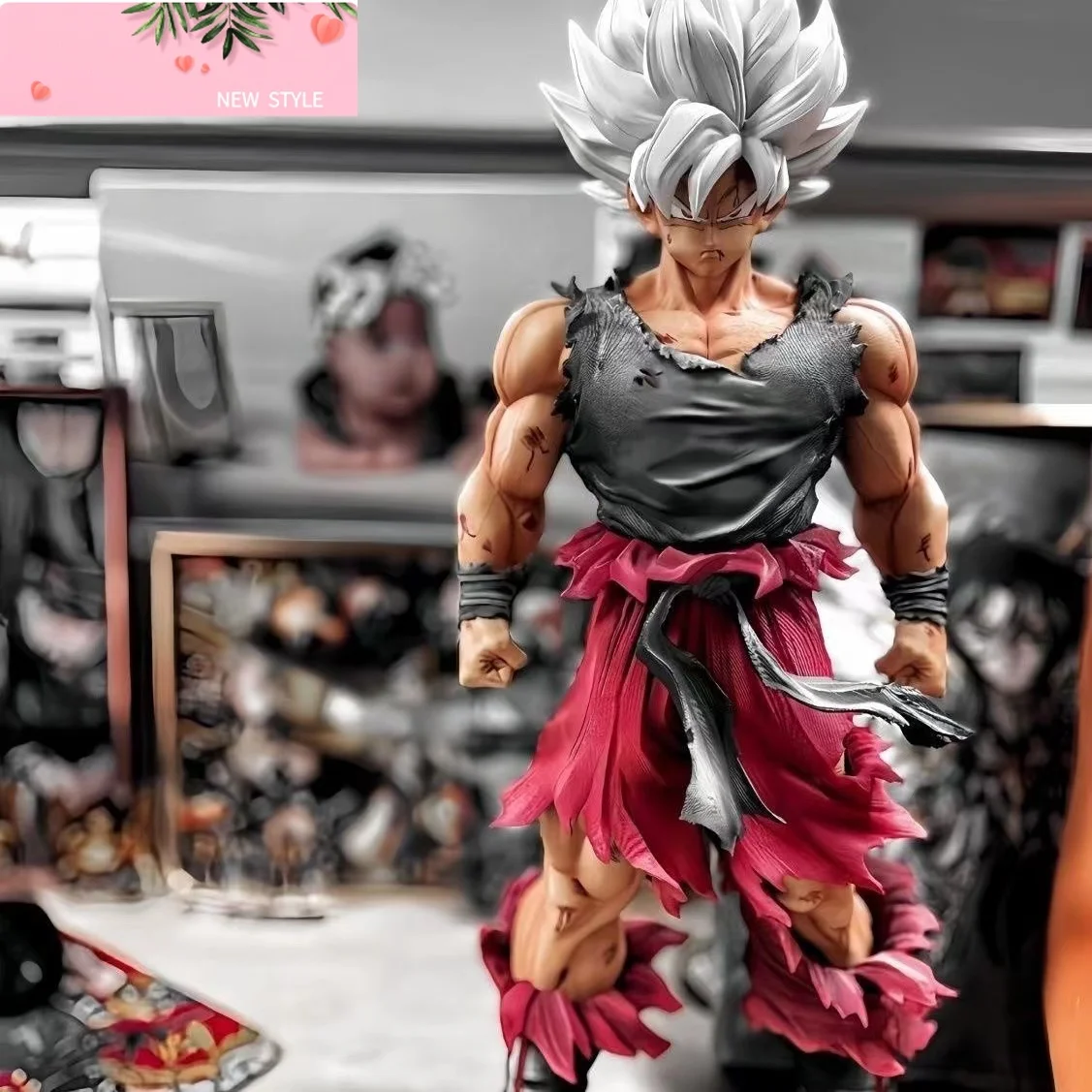 

28cm/11.02inch Anime Dragon Ball Son Goku Figure Super Saiyan Action Figures Pvc Goku Statue Collection Toys Gifts