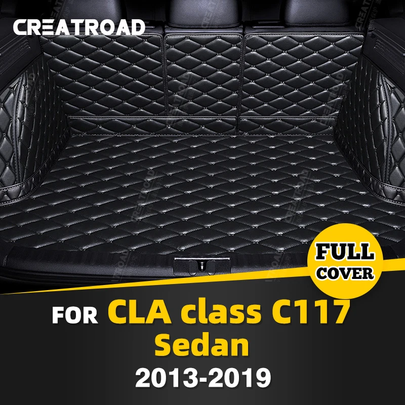 

Коврик для багажника с полным покрытием для Mercedes Benz CLA Class Sedan C117 2013-2019 18 17 16, защитный коврик для автомобиля, аксессуары для защиты интерьера